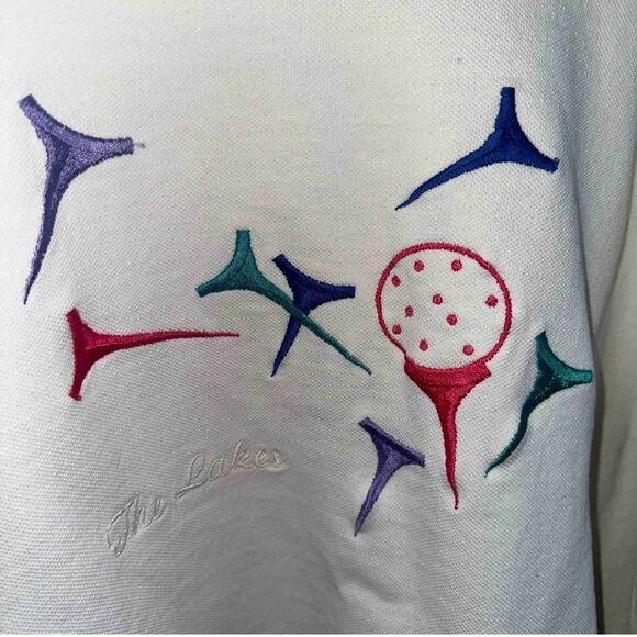 Vintage golf embroidered crewneck sweatshirt - Picture 3 of 7